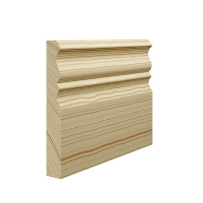 Skirting World Profile 3 Pine Skirting Board - 119mm x 21mm x 3000mm ...