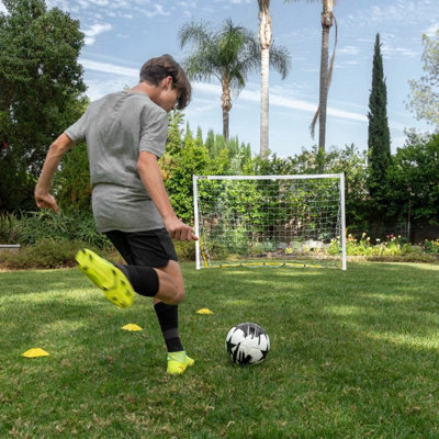 SKLZ Quickster 8 x 5 ft Portable Football Goal Training Net System with ...