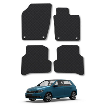 FSW - Compatible With Skoda Fabia 2021 On, Tailored Car Floor Mats - Black Carpet - Anti Slip Mat - Non Slip Car Floor Mat - Granulated Backing - 4 - View #12