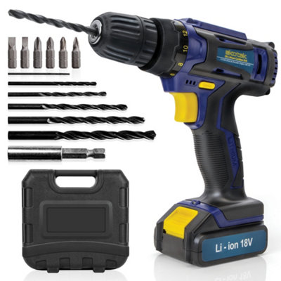 Skotek Cordless Drill Driver 18V 20V Max Li Ion 13Pc Electric