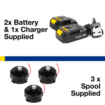B&q garden sales cordless strimmers
