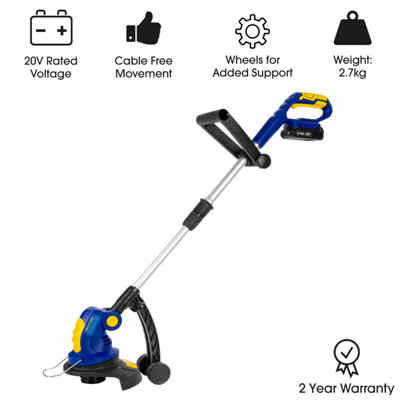 B&q garden online cordless strimmers