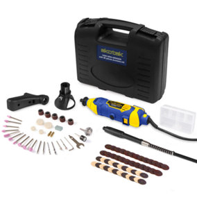 Skotek Rotary Tool Accessory Kit and Case Variable Speed 8000 to 33000rpm Ideal for DIY and Hobby Craft Dremel Compatible