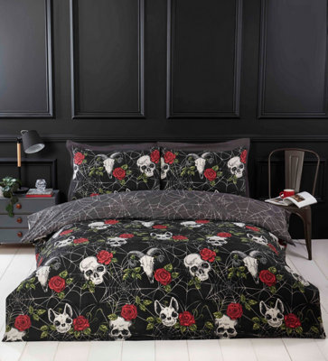 Skulls & Roses MF Duvet Set King Multi