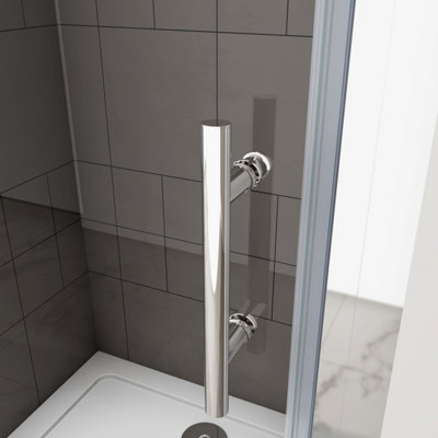 SKY Bathroom 1000x1900mm Pivot Shower Enclosure Tempered Glass Screen Door