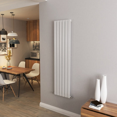 SKY BATHROOM 1600x408mm Single White High Heat Output Flat Panel ...