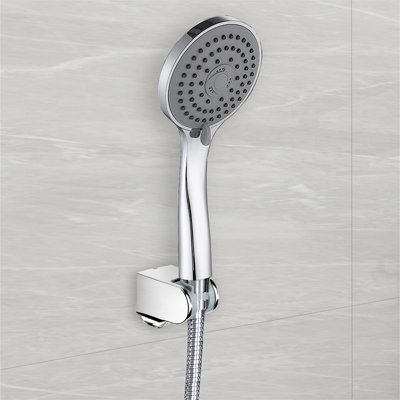 SKY Bathroom 5spray pattern Chrome effect Shower head + Hose + Shower
