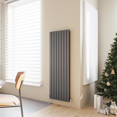 Sky Bathroom Anthracite Radiator Central Heating Rads Double 1600x544mm ...