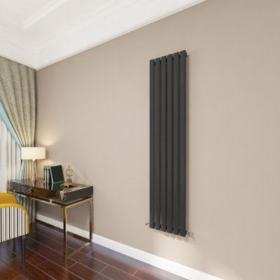 SKY bathroom Central Heating 1600x354mm Vertical Oval Column Radiator ...