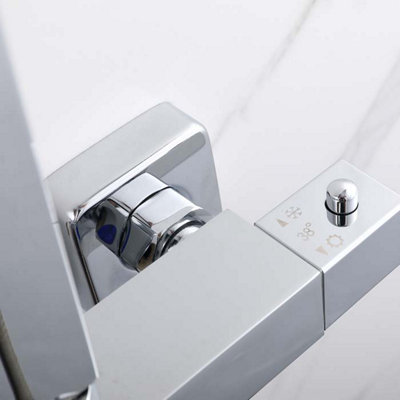 SKY Bathroom Chrome effect Exposed valve Mixer Shower