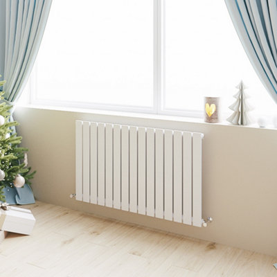 SKY BATHROOM Flat Panel Radiator 600x1020mm Single White High Heat ...