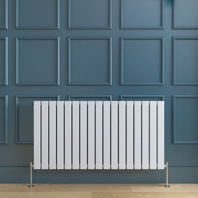 Sky Bathroom Flat Panel White Radiator High Heat Output Single ...