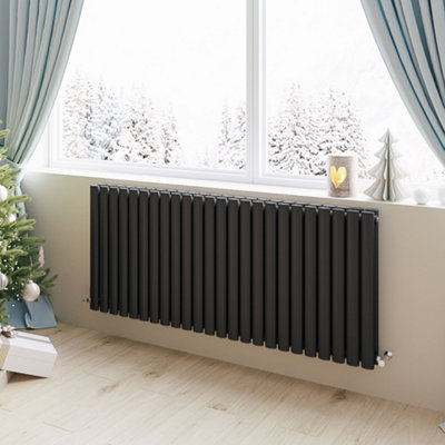 SKY bathroom Horizontal Oval Column Designer Radiator Central Heating ...