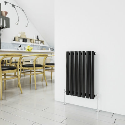 SKY bathroom Horizontal Oval Column Radiator 600x413mm Central Heating ...