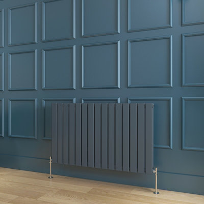 Sky Bathroom Radiator Flat Panel 600x1020mm Anthracite Horizontal 