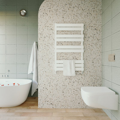 Sky Bathroom Radiator Towel Rail Heater 1000x600mm Heating Ladder ...