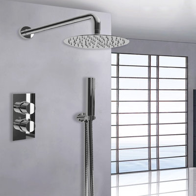 SKY Bathroom Thermostatic Concealed Shower Pack With Hand Shower And ...