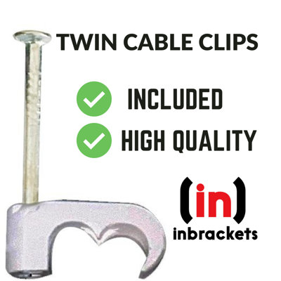 Sky Cable Extension Twin Coax F Plugs Q Satellite Coaxial Lead Shotgun DIY Kit White 8 Metres - 5