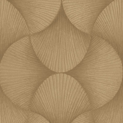 Sky Lounge Gold Geometric Wallpaper 608243