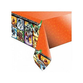 Skylanders: Giants Plastic Tablecloth Orange/Multicoloured (One Size)