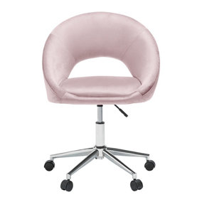 Skylar Office Chair Pink W 63.5 x L 54 x H 93 cm