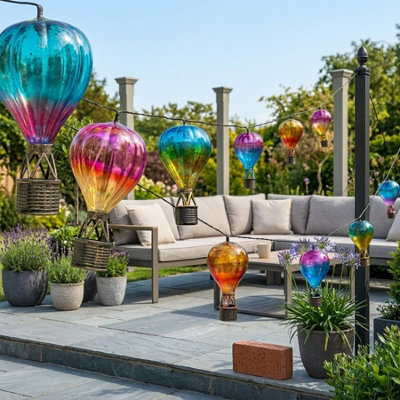 SkyRunner Colourful Balloon Solar String Lights