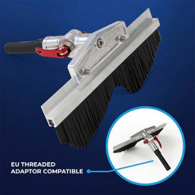 SkyScraper Head and Speedi Brushes with EU Threaded Adaptor.