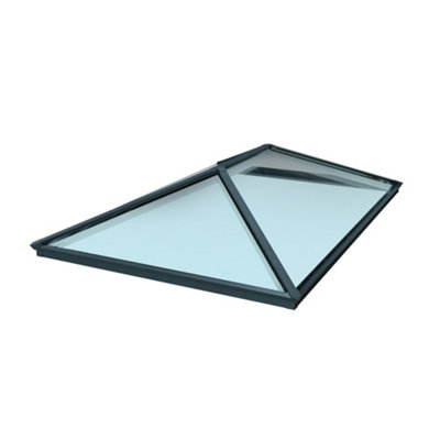 Skyseal Roof Lantern 2500mm x 1000mm, 4 Pane, Solar Blue Glass ...