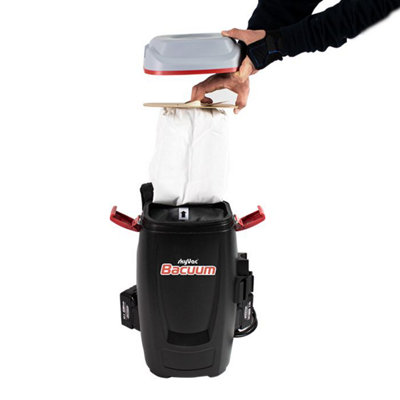 SkyVac Bacuum High-Level Back-Pack Vacuum Battery Powered 4M Telescopic Pole Package