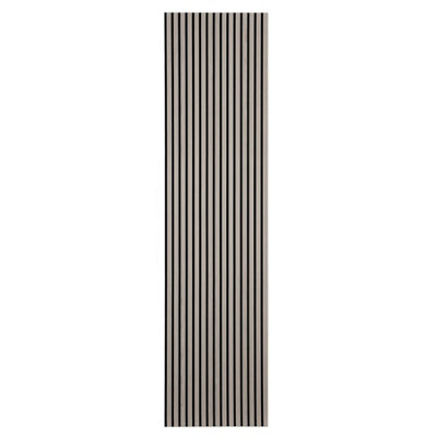 Slat-Lite Grey Oak Flexible Acoustic Wood Slat Wall Panel 120cm x 60cm