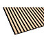 Slat-Lite Oak Flexible Acoustic Wood Slat Wall Panel 120cm x 60cm