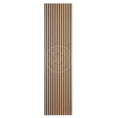 Slat-Lite Oak Flexible Acoustic Wood Slat Wall Panel 120cm x 60cm
