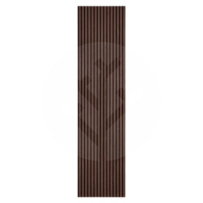 Slat-Lite Smoked Oak Flexible Acoustic Wood Slat Wall Panel 120cm x 60cm