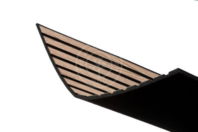 Slat-Lite Walnut Flexible Acoustic Wood Slat Wall Panel 240cm x 60cm