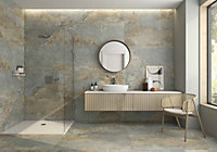 Slate Cumbrian Pearl XL 600mm x 1200mm Porcelain Wall & Floor Tiles (Pack of 2 w/ Coverage of 1.44m2)