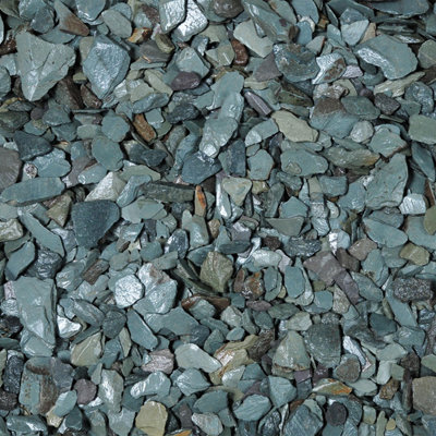 Slate Green 20mm Decorative Garden Aggregates Borders Paths Driveways Yards Landscaping 800kg