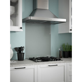 Slate Grey Glass Kitchen Splashback 600mm x 750mm