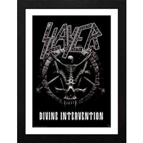 Slayer Divine Intervention 30 x 40cm Framed Collector Print