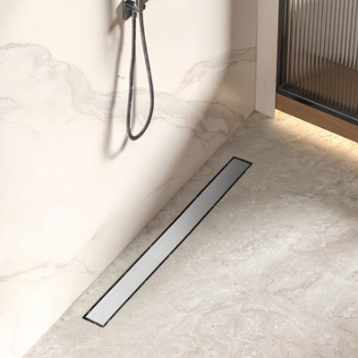 Sleek 2-in-1 Shower Drain Siphonic System for Fast Water Flow L 60cm