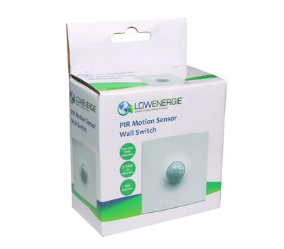 Sleek 200w PIR Occupancy Sensor - No Neutral