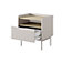 Sleek and Versatile LEVEL Side Table with Drawer (H)560mm (W)530mm (D)380mm)
