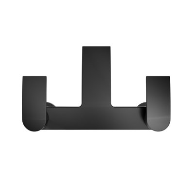 Sleek Black Matt Waterfall Bath Filler Mixer Tap Modern - 3