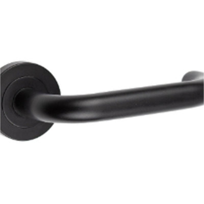 Sleek Black Stainless Steel Door Handle for Modern Interiors - Interior Handle