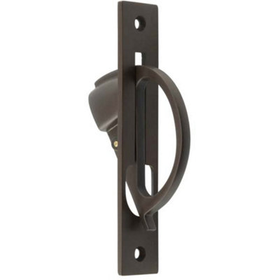 Sleek Dark Bronze Sliding Door Edge Pull for Modern Homes - Door Handle