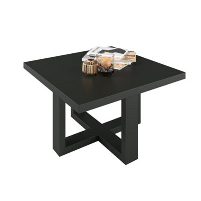 Sleek Eko 98 Coffee Table 750mm in Black - Contemporary Living Room Focal Point H440mm D750mm