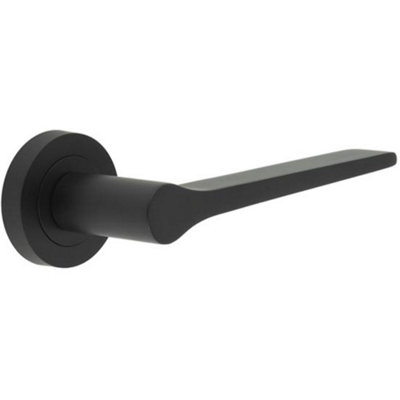 Sleek Matt Black Door Handle for Modern Interiors - Interior Handle