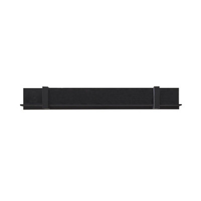 Sleek Nordi 71 Wall Shelf H250mm W1800mm D240mm - Black Matt Finish for Versatile Display