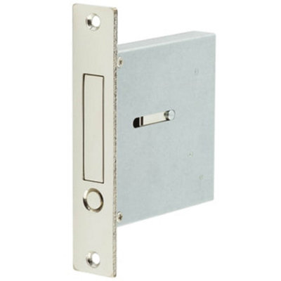 Sleek Polished Chrome Sliding Door Edge Pull for Modern Spaces