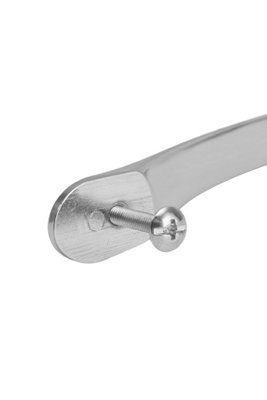 Sleek Silver Cabinet Pull Handles with Screws 2Pcs/Pack