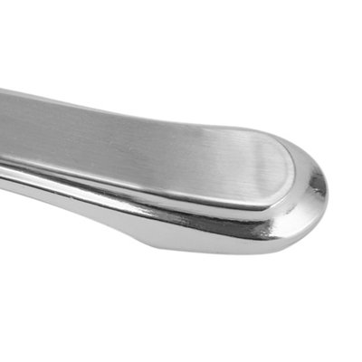 Sleek Silver Cabinet Pull Handles with Screws 2Pcs/Pack